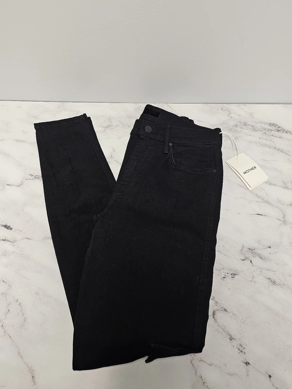MOTHER The Charmer Cargo‎ High Rise Skinny Not Guilty Black Jeans 26 NWT